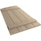 Ekena Millwork Rough Sawn 4 Board Joined Board-n-Batten w/Elliptical Top Faux Wood Shutters, 22W x 44H, PR SHUBJL22X44RSPR - alternate 6